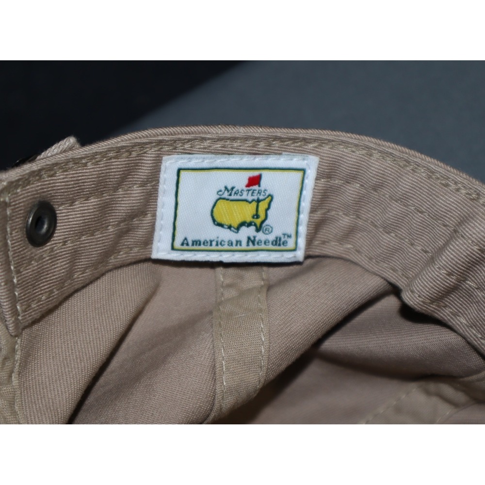 Khaki Masters Golf Hat Caddie Cap Adult OS Khaki 2016 Augusta National NEW NWT - Picture 8 of 9